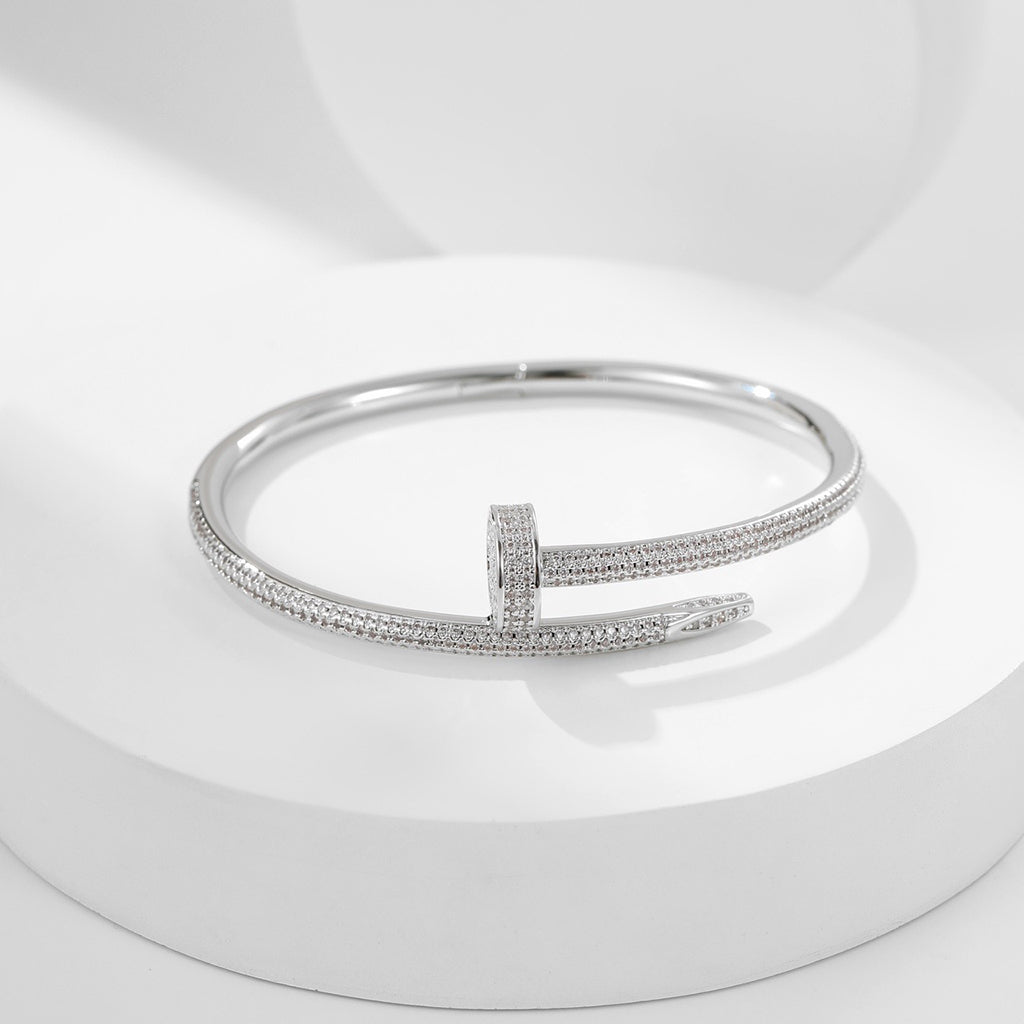 [⭐Sparkve]JUSTE BRACELET 3.5MM ALL DIAMONDS
