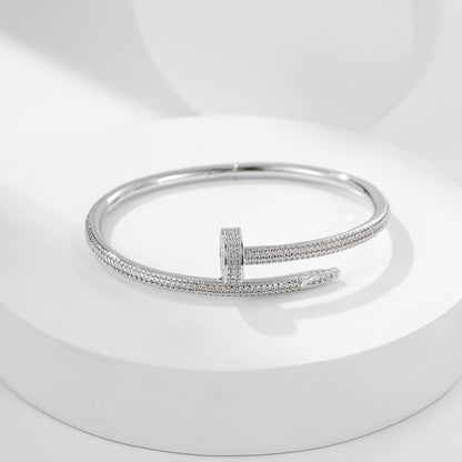 [⭐Sparkve]JUSTE BRACELET 3.5MM ALL DIAMONDS