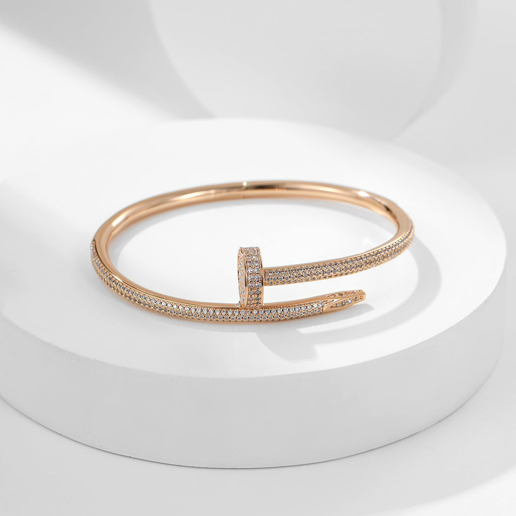[⭐Sparkve]JUSTE BRACELET 3.5MM ALL DIAMONDS