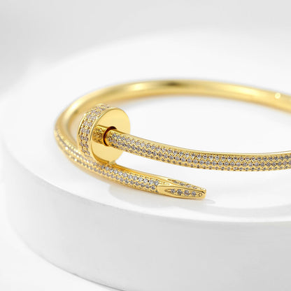 [⭐Sparkve]JUSTE BRACELET 3.5MM ALL DIAMONDS