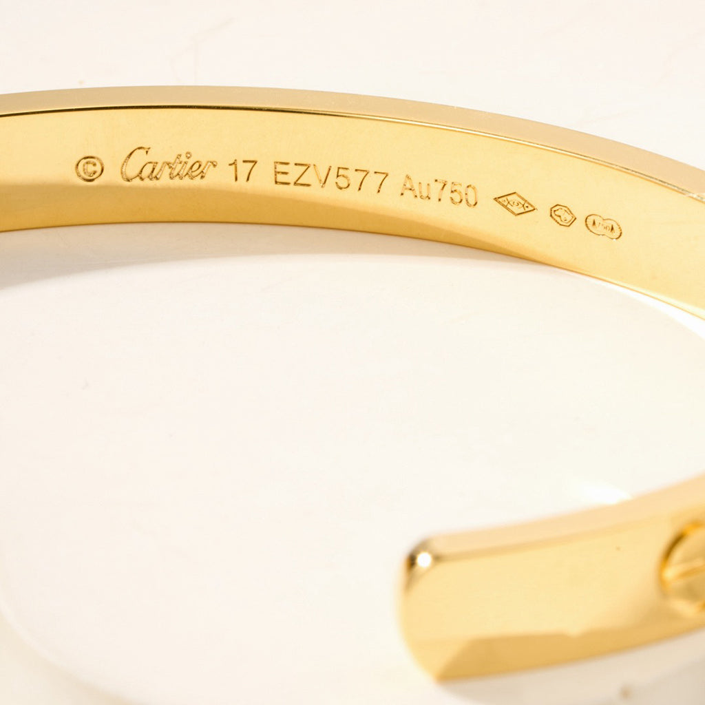 [⭐Sparkve]LOVE BRACELET 6.1MM OPEN CUFF