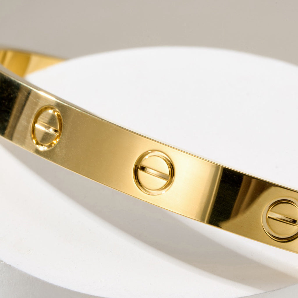 [⭐Sparkve]LOVE BRACELET 6.1MM OPEN CUFF