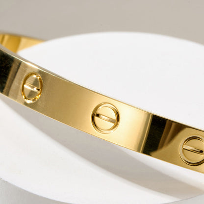 [⭐Sparkve]LOVE BRACELET 6.1MM OPEN CUFF