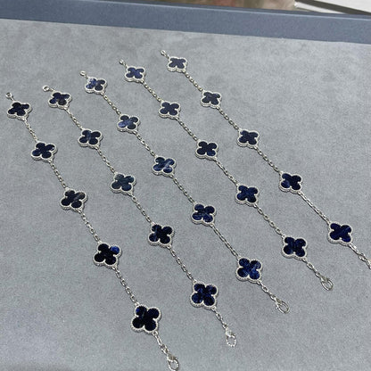 [⭐Sparkve]CLOVER 5 MOTIF PIETERSITE BRACELET COLLECTION