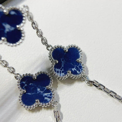 [⭐Sparkve]CLOVER 5 MOTIF PIETERSITE BRACELET COLLECTION