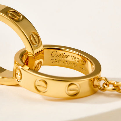 [⭐Sparkve]LOVE BRACELET DOUBLE RING