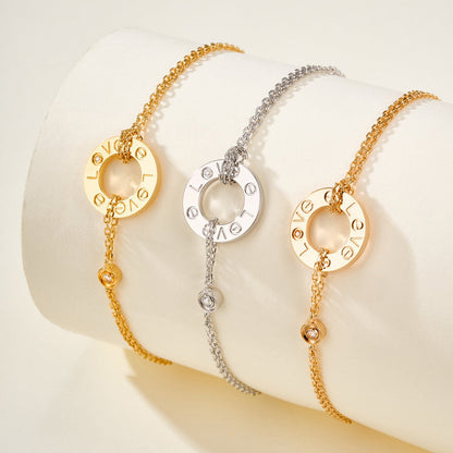 [⭐Sparkve]LOVE BRACELET 2 DIAMOND