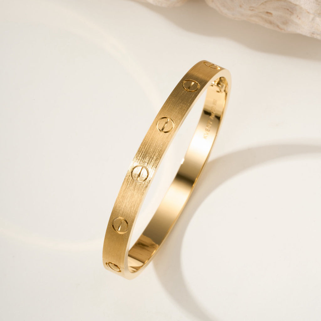 [⭐Sparkve]LOVE BRACELET 6.1MM BRUSHED
