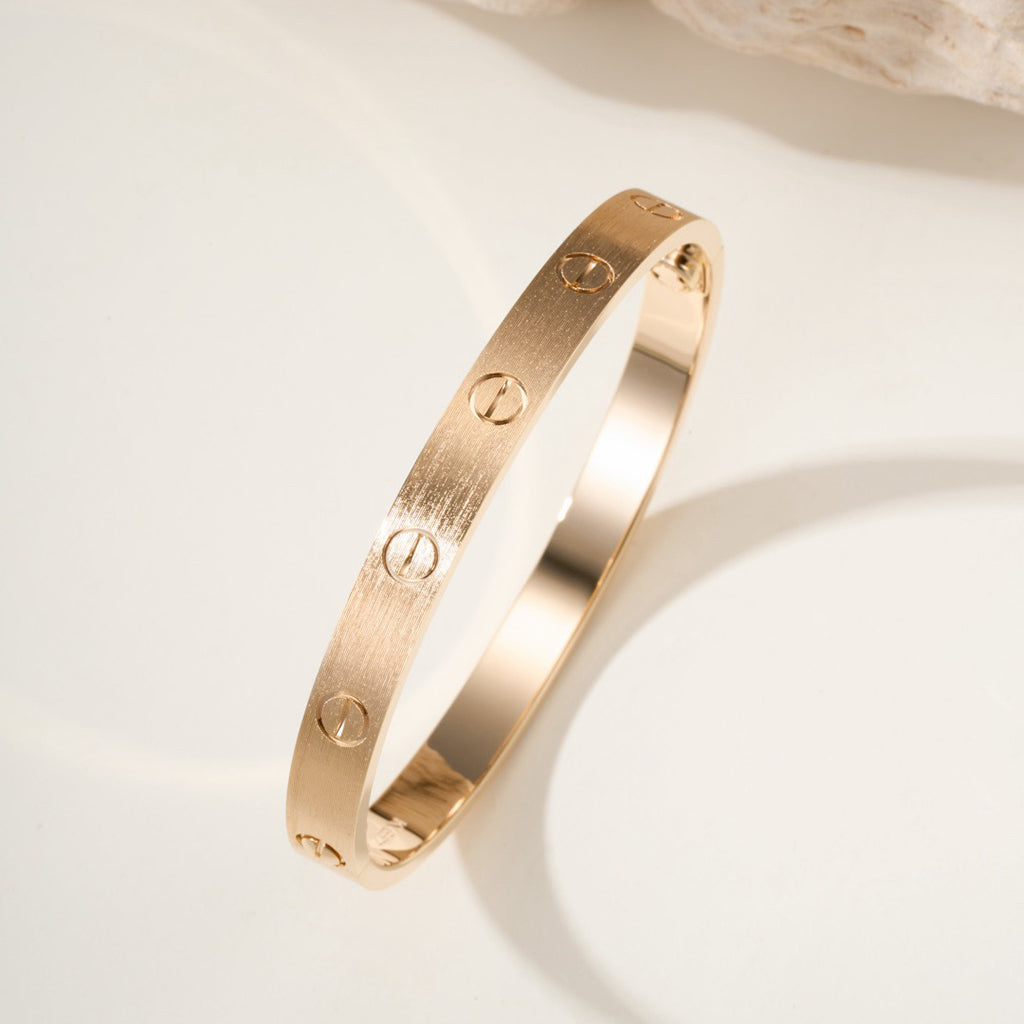 [⭐Sparkve]LOVE BRACELET 6.1MM BRUSHED