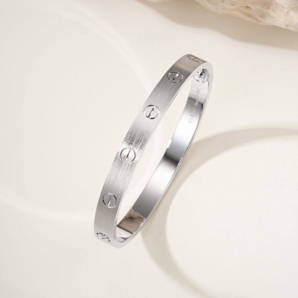 [⭐Sparkve]LOVE BRACELET 6.1MM BRUSHED