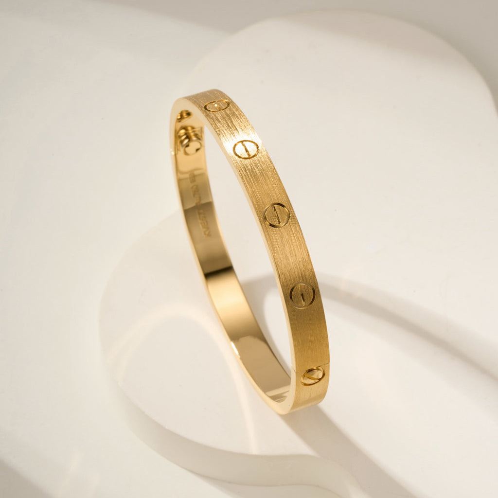 [⭐Sparkve]LOVE BRACELET 6.1MM BRUSHED