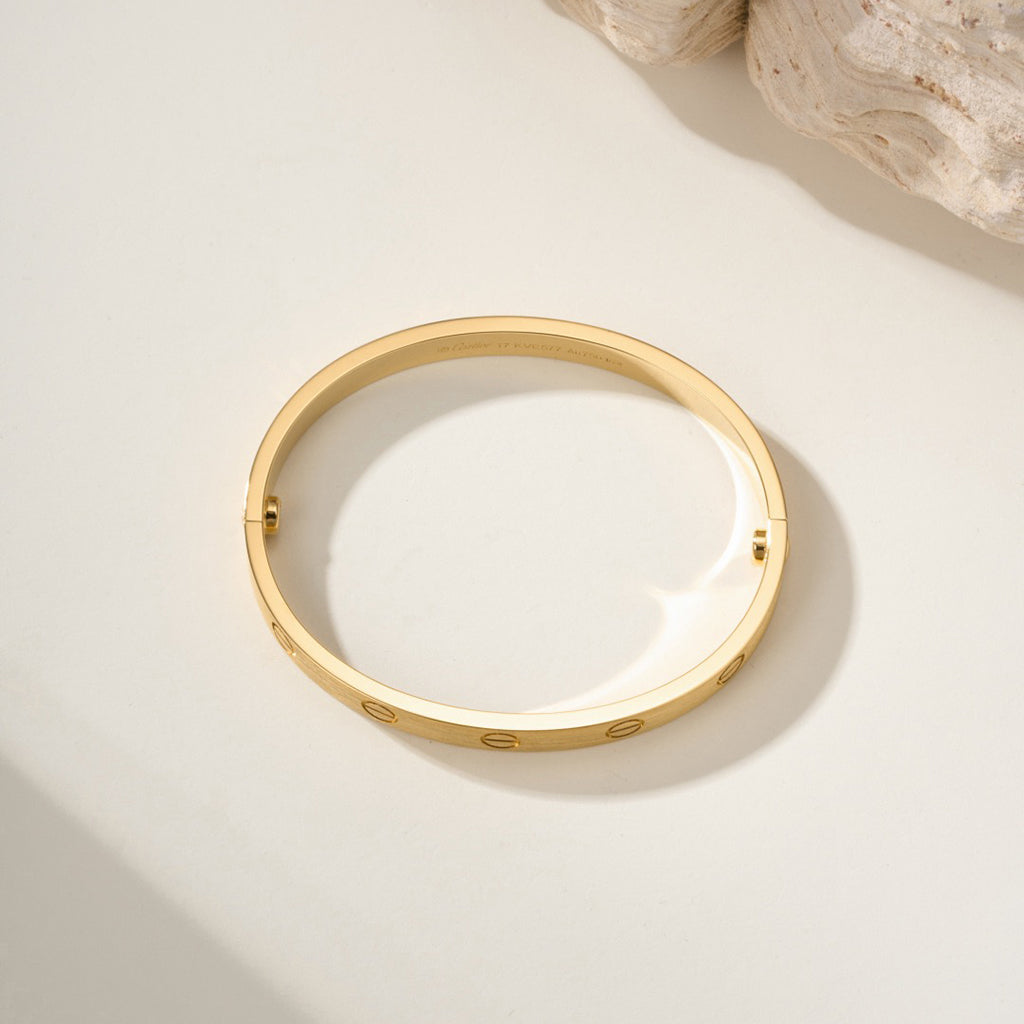 [⭐Sparkve]LOVE BRACELET 6.1MM BRUSHED