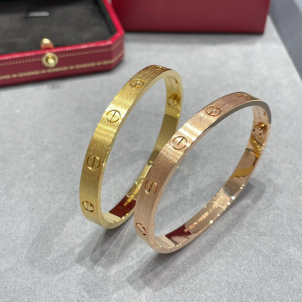 [⭐Sparkve]LOVE BRACELET 6.1MM BRUSHED