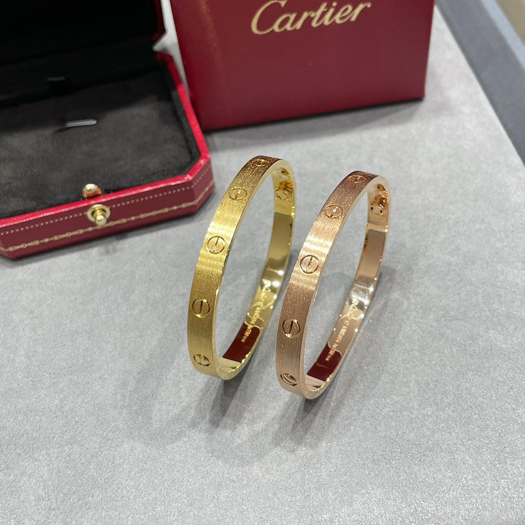 [⭐Sparkve]LOVE BRACELET 6.1MM BRUSHED
