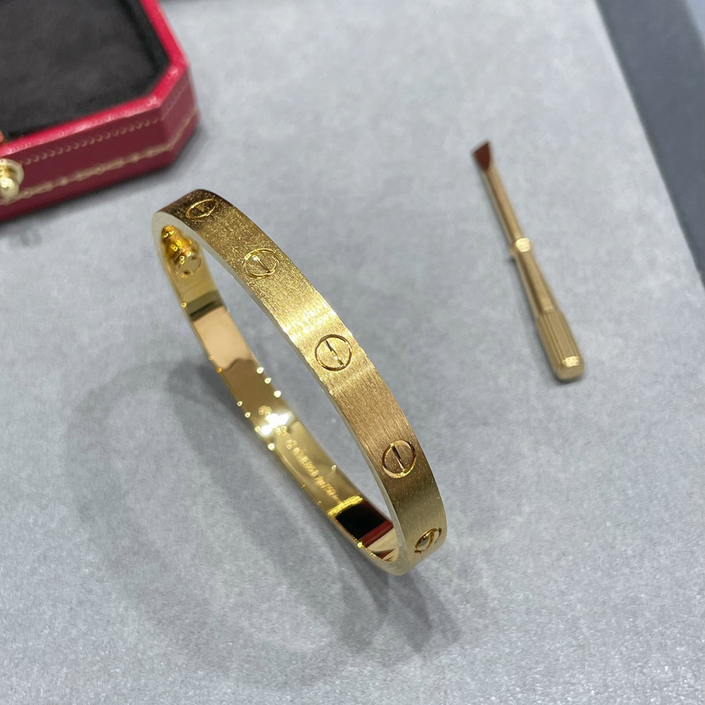 [⭐Sparkve]LOVE BRACELET 6.1MM BRUSHED