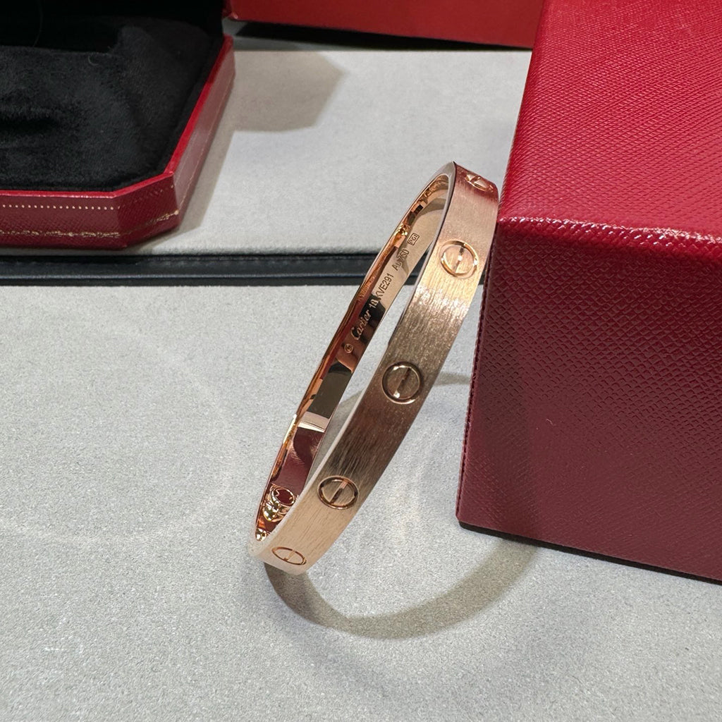 [⭐Sparkve]LOVE BRACELET 6.1MM BRUSHED
