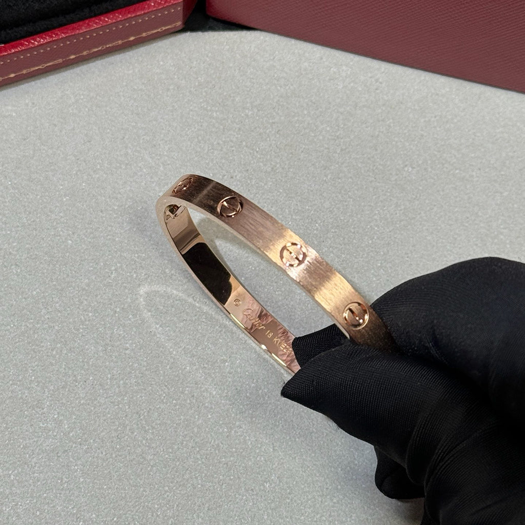 [⭐Sparkve]LOVE BRACELET 6.1MM BRUSHED