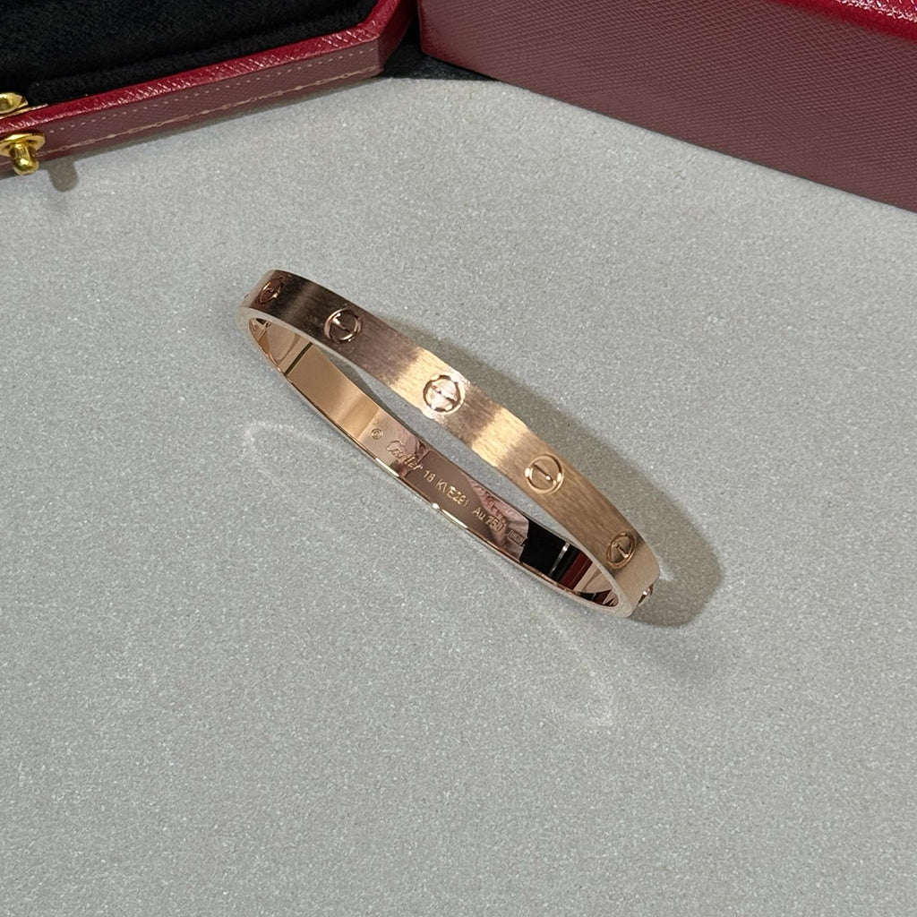 [⭐Sparkve]LOVE BRACELET 6.1MM BRUSHED