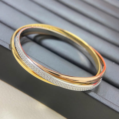 [⭐Sparkve]TRINITY 2.8MM SMALL BRACELET