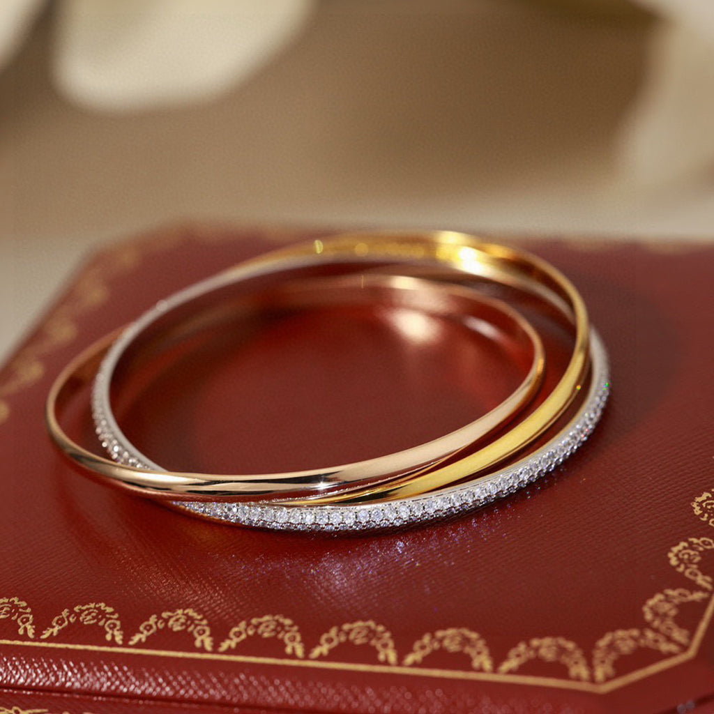 [⭐Sparkve]TRINITY 2.8MM SMALL BRACELET