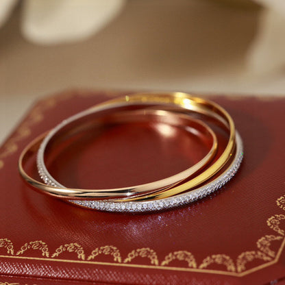 [⭐Sparkve]TRINITY 2.8MM SMALL BRACELET