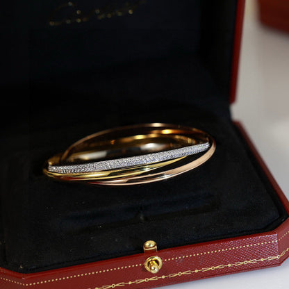 [⭐Sparkve]TRINITY 2.8MM SMALL BRACELET