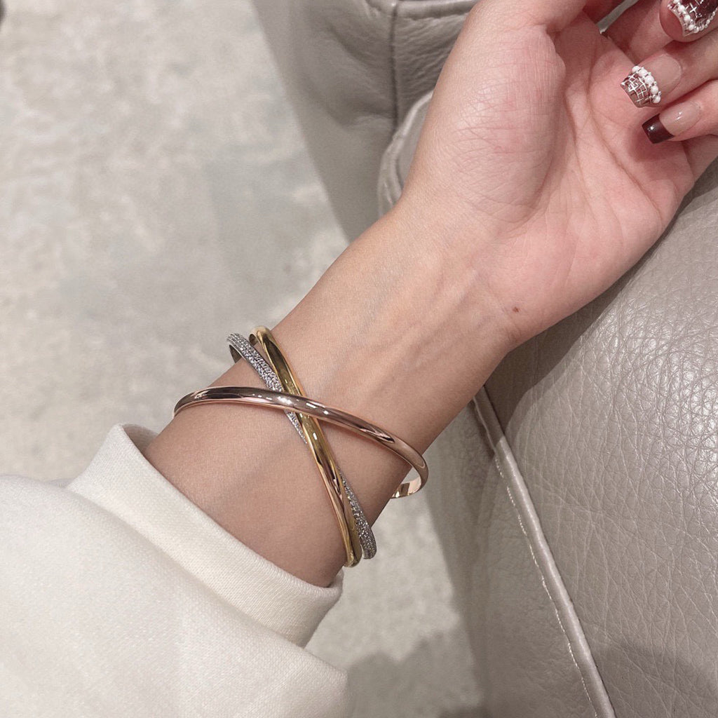 [⭐Sparkve]TRINITY 2.8MM SMALL BRACELET