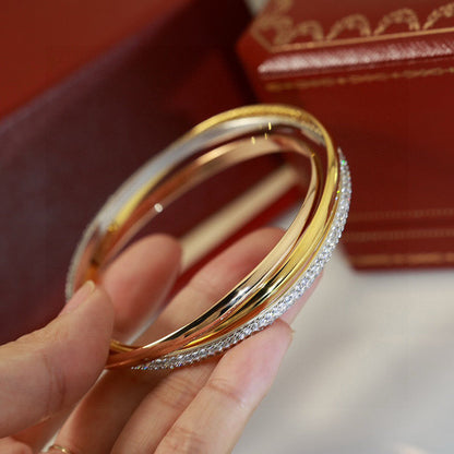 [⭐Sparkve]TRINITY 2.8MM SMALL BRACELET