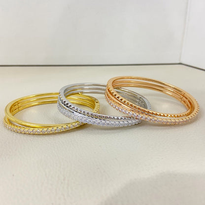 [⭐Sparkve]ETINCELLE HALF-PAVED DIAMOND BRACELET