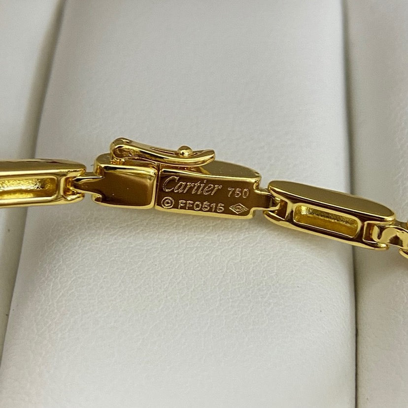 [⭐Sparkve]PANTHERE HALF DIAMOND ON CHAIN BRACELET