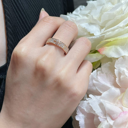 [⭐Sparkve]KELLY PINK GOLD DIAMOND RING
