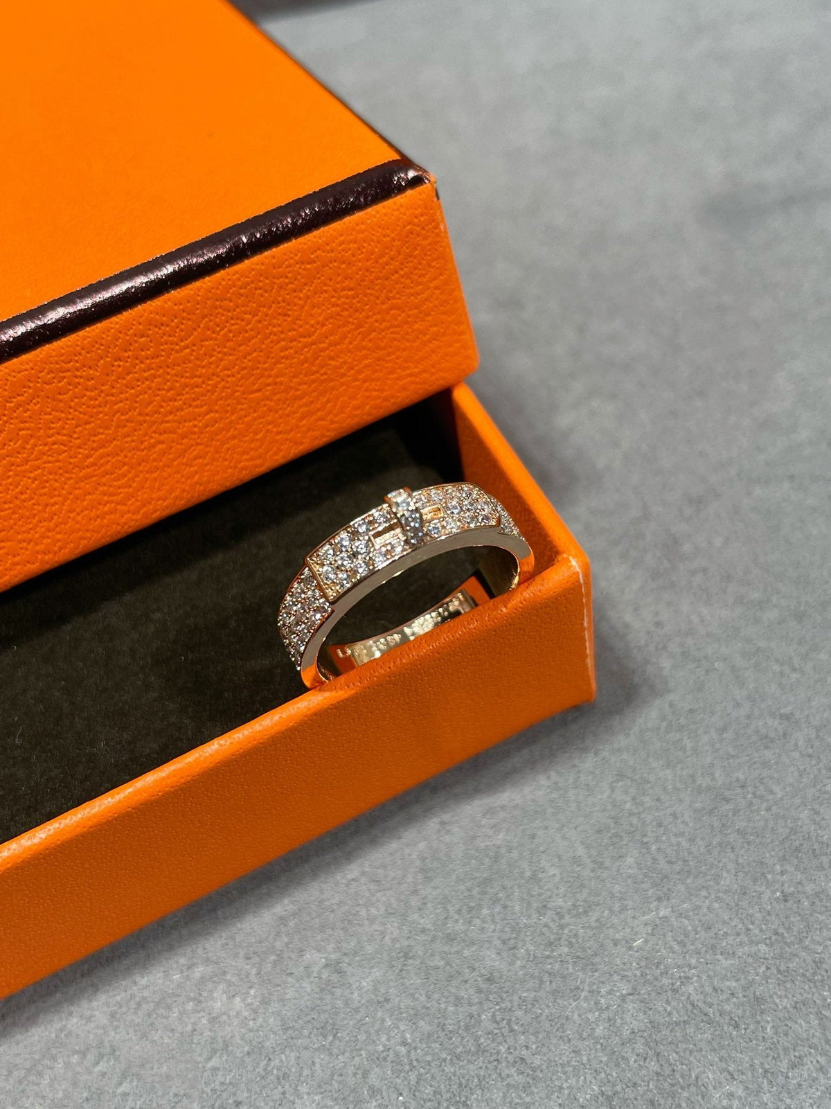 [⭐Sparkve]KELLY PINK GOLD DIAMOND RING