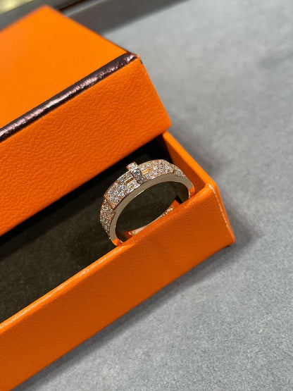 [⭐Sparkve]KELLY PINK GOLD DIAMOND RING