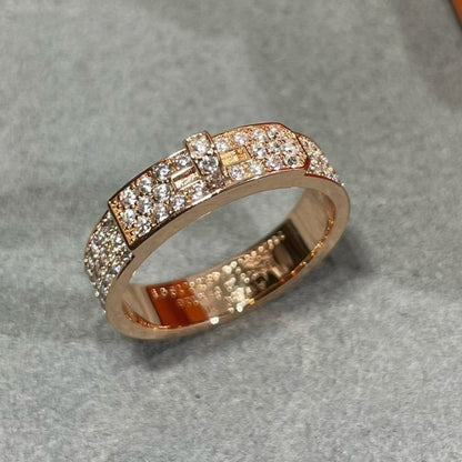 [⭐Sparkve]KELLY PINK GOLD DIAMOND RING