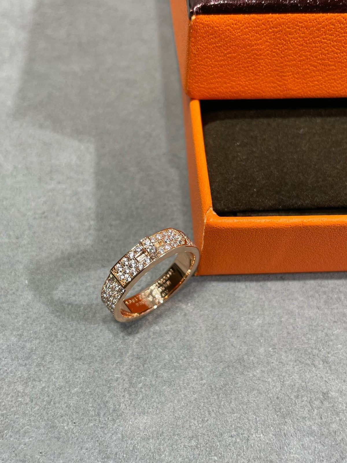 [⭐Sparkve]KELLY PINK GOLD DIAMOND RING
