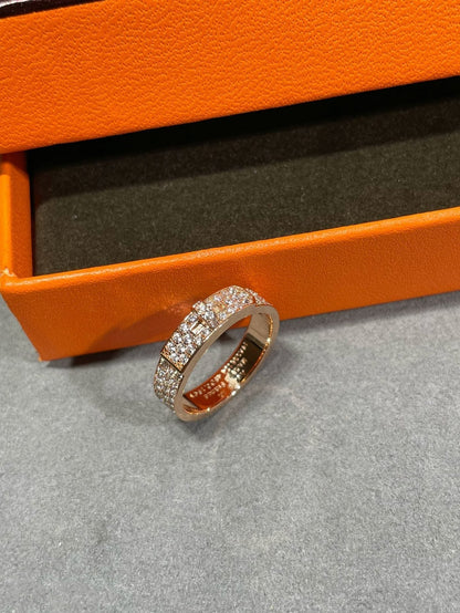 [⭐Sparkve]KELLY PINK GOLD DIAMOND RING
