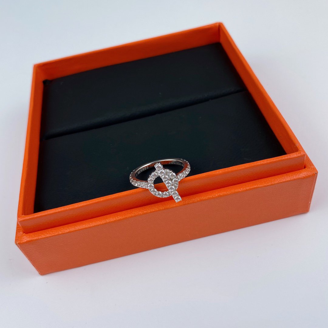 [⭐Sparkve]ECHAPPEE RING SILVER DIAMOND