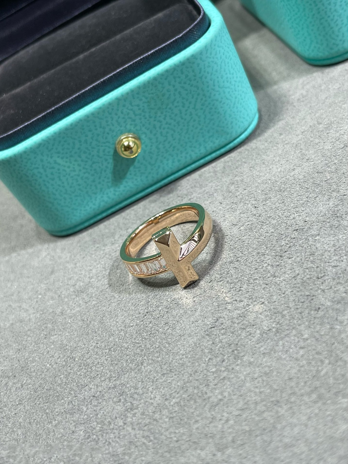 [⭐Sparkve Jewels]T1 WIDE 4.5MM DIAMOND RING