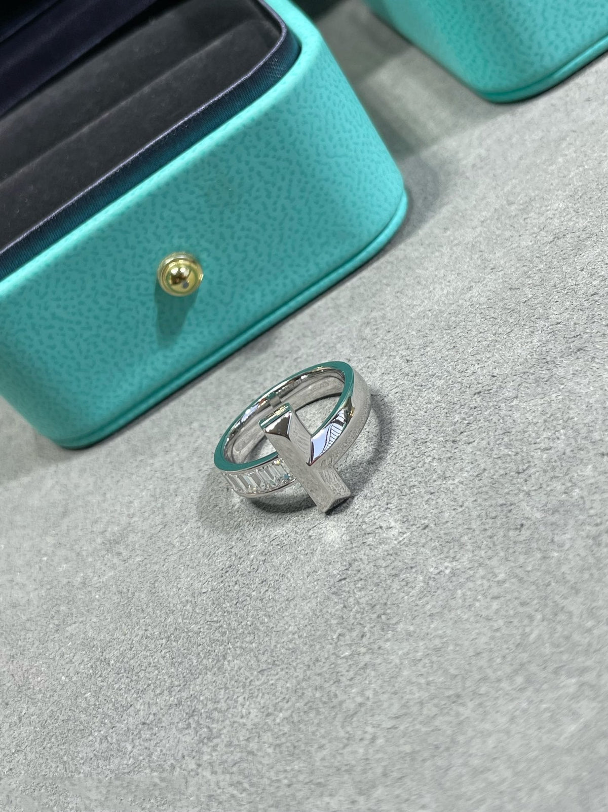 [⭐Sparkve Jewels]T1 WIDE 4.5MM DIAMOND RING