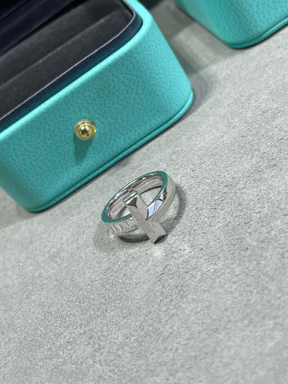 [⭐Sparkve Jewels]T1 WIDE 4.5MM DIAMOND RING
