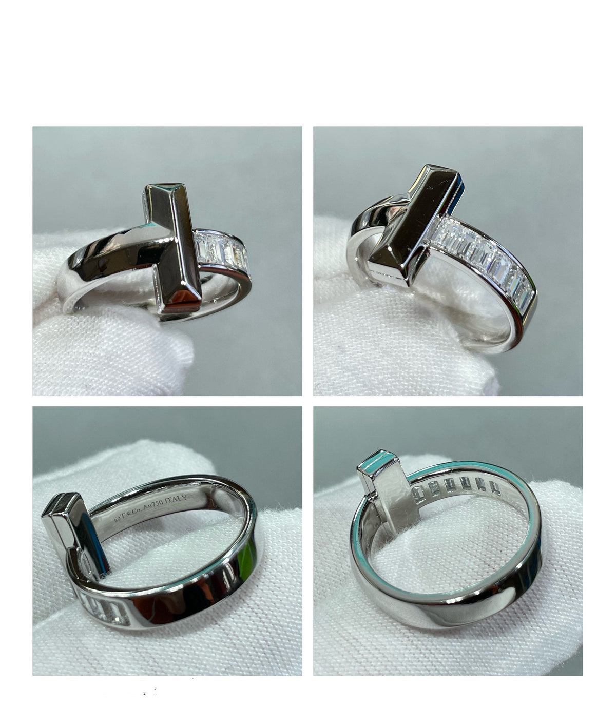 [⭐Sparkve Jewels]T1 WIDE 4.5MM DIAMOND RING