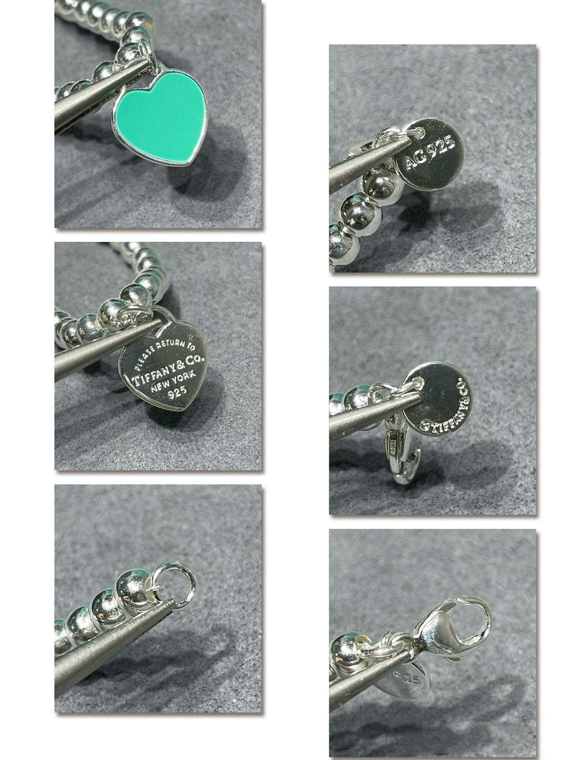 [⭐Sparkve Jewels]RETURN TO TIF SILVER BEAD NECKLACE