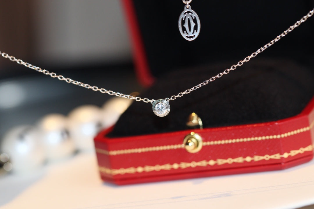 [⭐Sparkve]DAMOUR DIAMOND NECKLACE