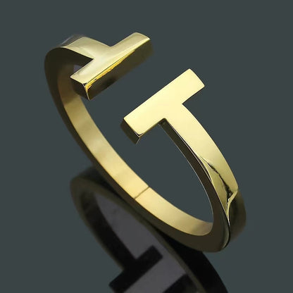 [⭐Sparkve Jewels]T SQUARE OPEN BRACELET