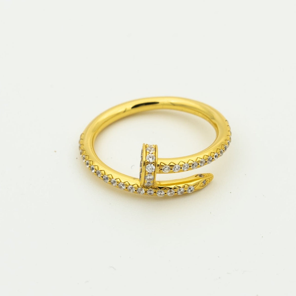 [⭐Sparkve]JUSTE RING 1.8MM GOLD DIAMONDS