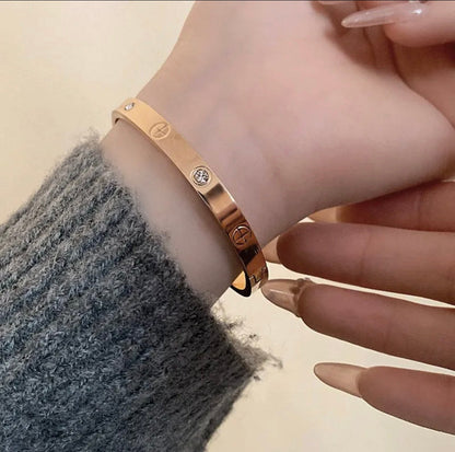 [⭐Sparkve] 2026 RAINBOW LOVE BRACELET 6.1MM  10 DIAMONDS