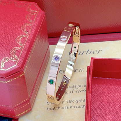 [⭐Sparkve] 2026 RAINBOW LOVE BRACELET 6.1MM  10 DIAMONDS
