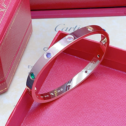 [⭐Sparkve] 2026 RAINBOW LOVE BRACELET 6.1MM  10 DIAMONDS