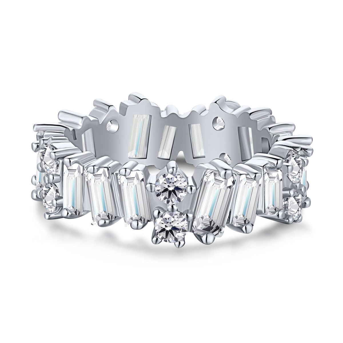 [⭐Sparkve Jewelry]Delicate Multi Shape Tennis Ring
