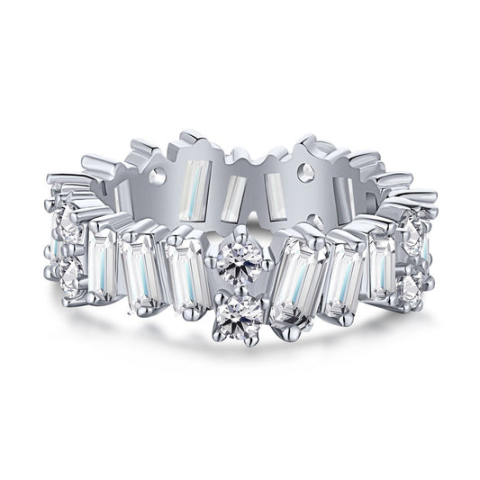 [⭐Sparkve Jewelry]Delicate Multi Shape Tennis Ring